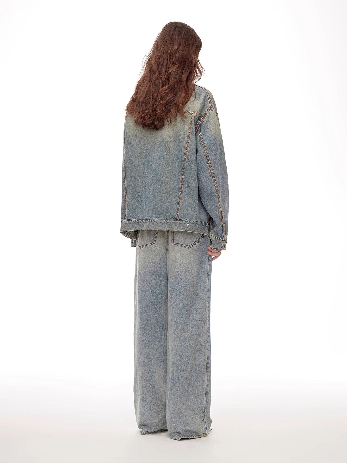 "Kamen Rider" Stylish and Versatile Vintage Handcrafted Distressed Reversible Denim Jacket-4