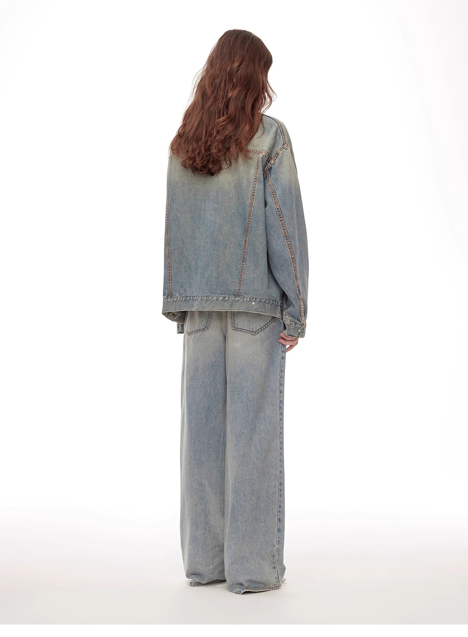 "Kamen Rider" Stylish and Versatile Vintage Handcrafted Distressed Reversible Denim Jacket-4